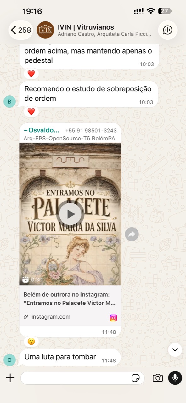 Grupo da comunidade IVIN no WhatsApp