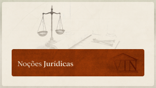 Capa oficial do curso de Noções Jurídicas
